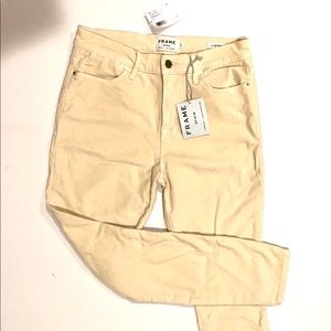 Frame Le High skinny velvet  jeans NWT New 29